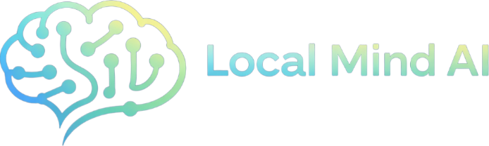 Local Mind logo met naam